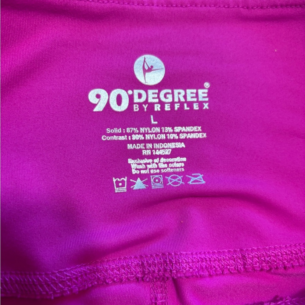 90 degree biking shorts size large lot of 3 pair - Picture 3 of 8